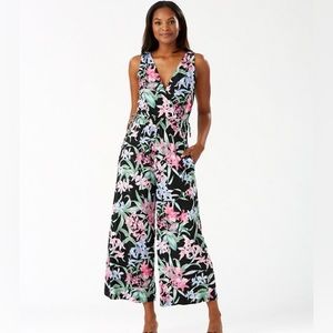 Tommy Bahama faux wrap floral jumpsuit